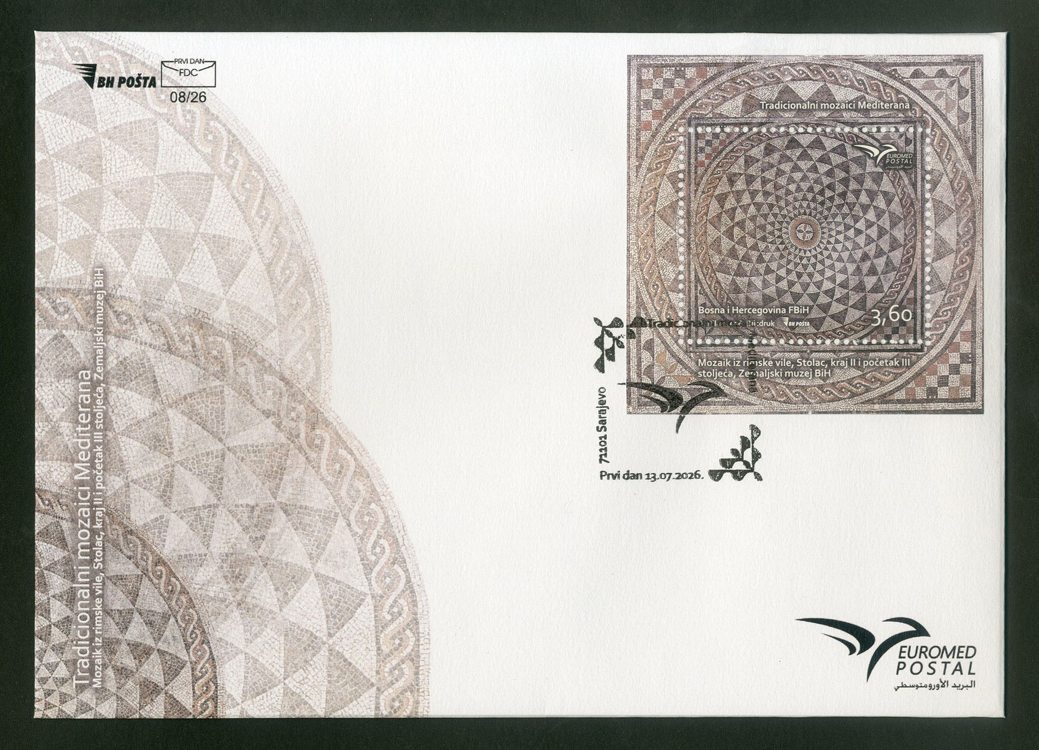 fdc-euromed-postal-union--tradicionalni-mozai